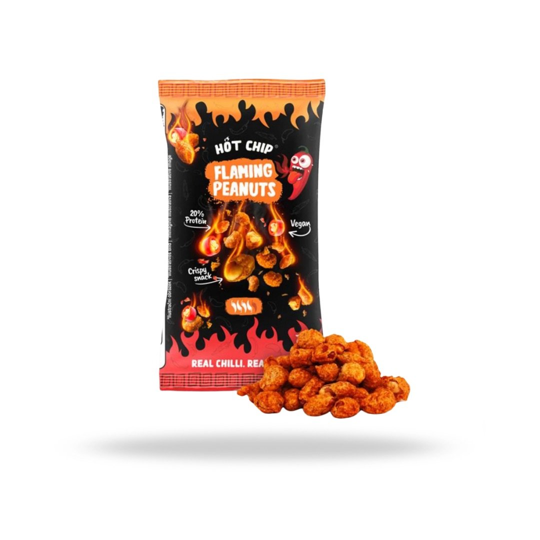 Hot Chip Peanuts Flaming