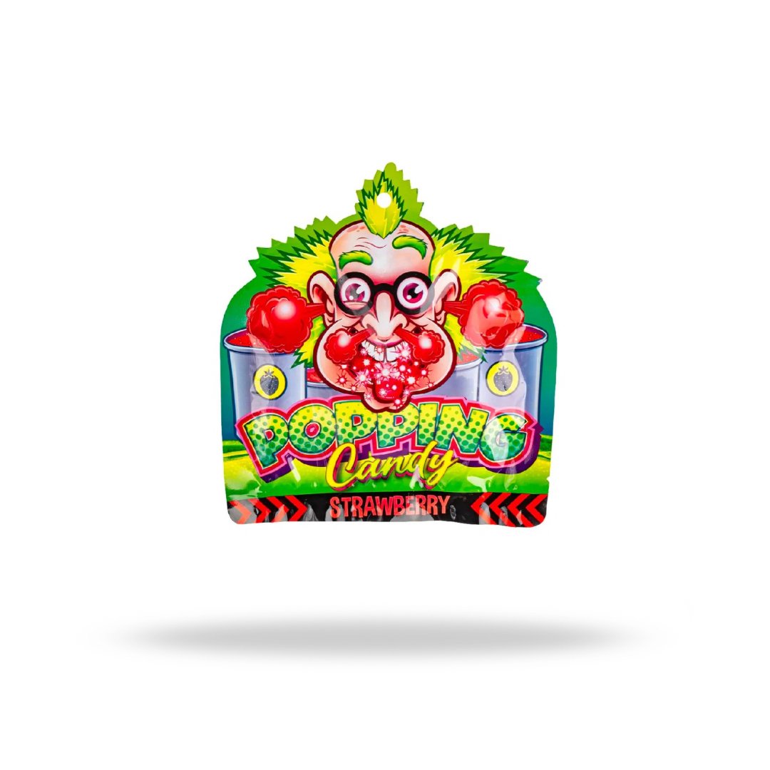 Dr Sour Popping Candy Strawberry