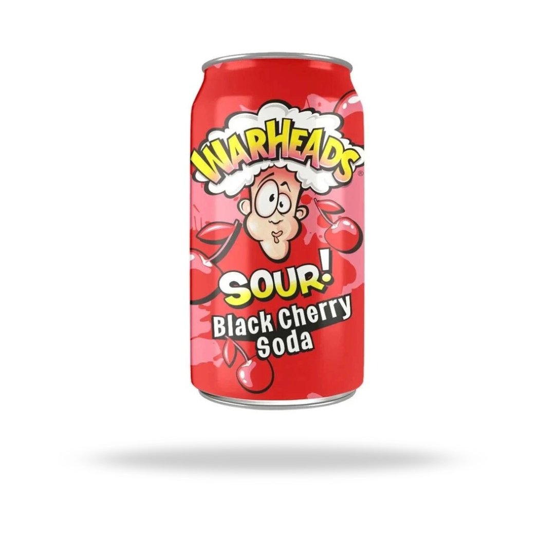 Warheads Sour Black Cherry Soda