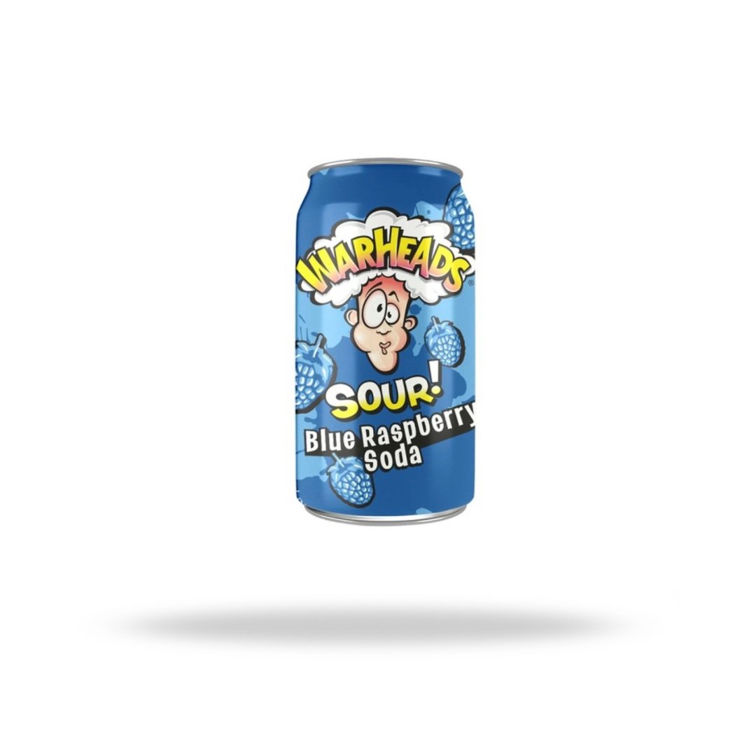 Warheads Sour Blue Rasberry Soda