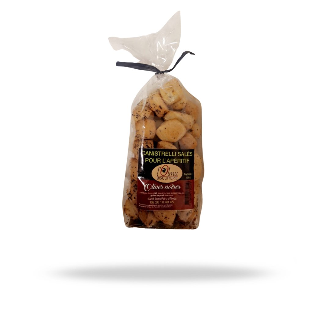 Canistrelli Salés Olive Noire