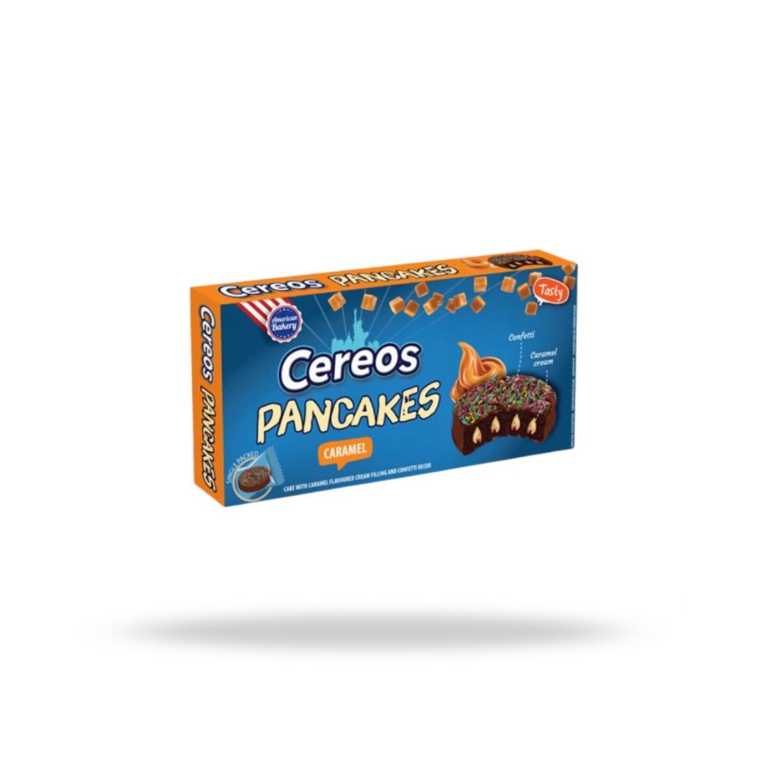 American Bakery Cereos Pancakes Caramel