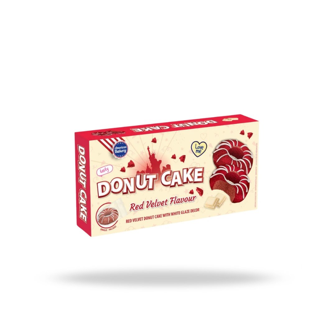 American Bakery Donut Cake Red Velvet