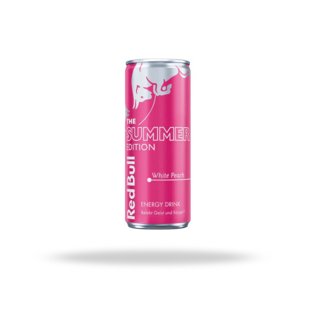 Red Bull sans sucre summer pêche blanche