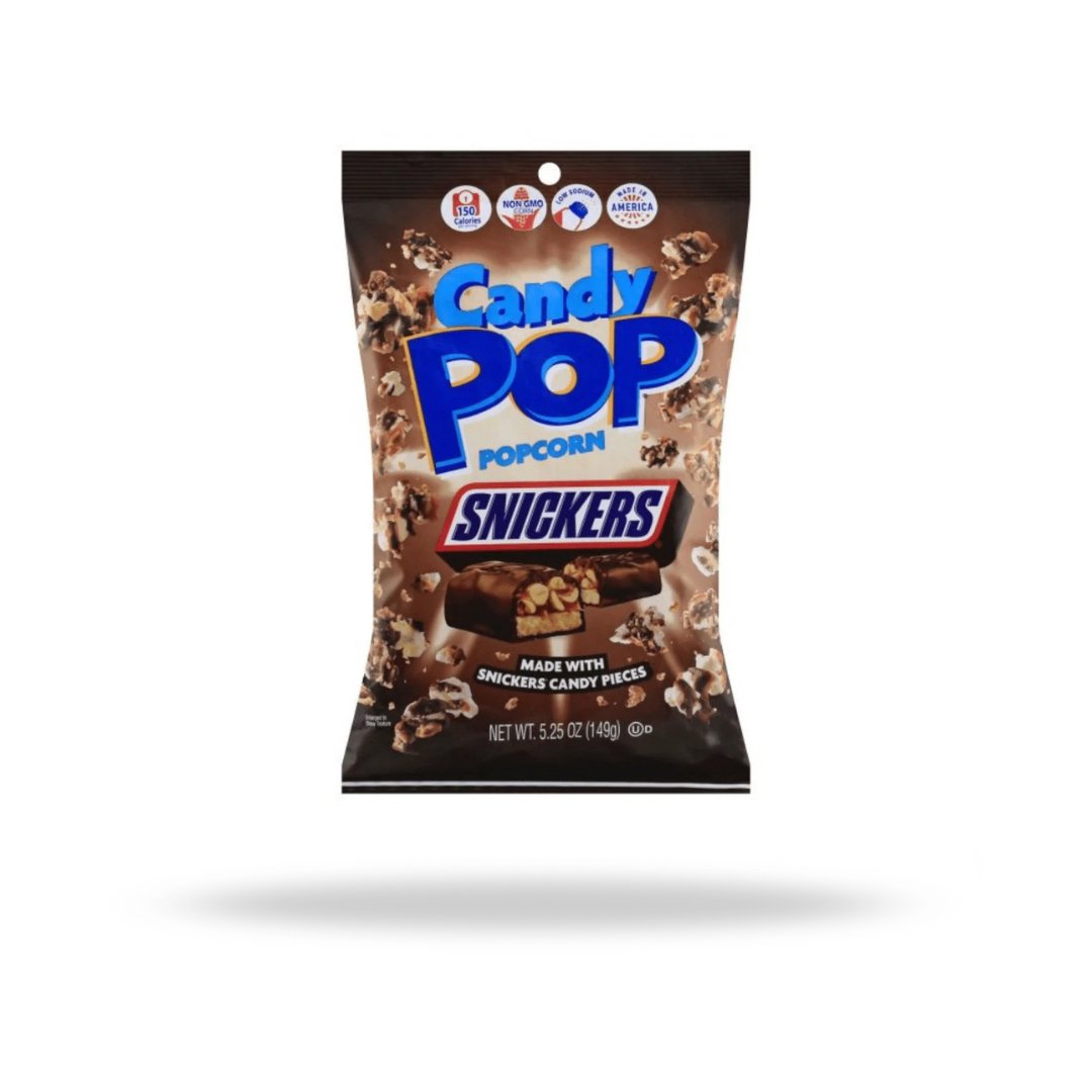 Candy Pop Snickers Pop Corn