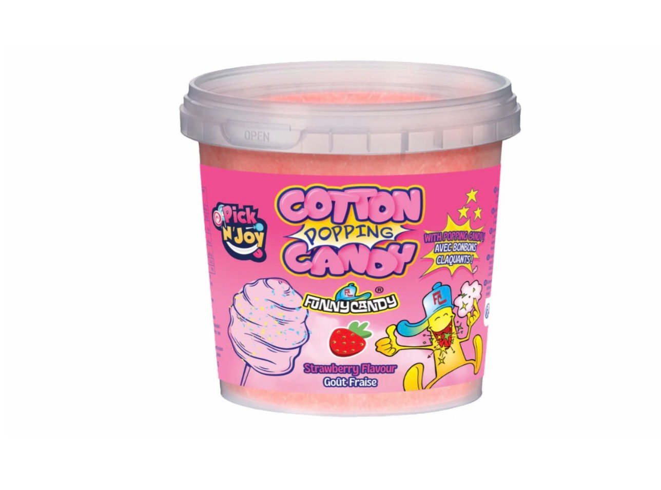 Funny Candy Popping Cotton Candy