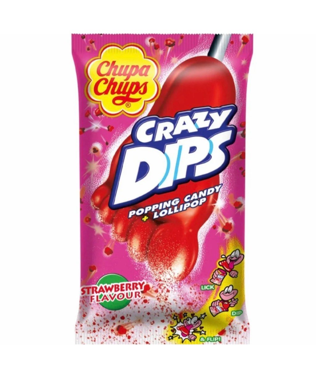 Chupa Chups Popping Strawberry