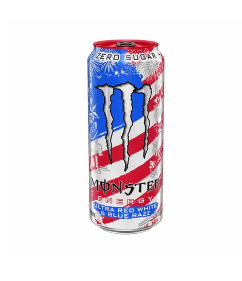 Monster Energy Ultra Red White Blue
