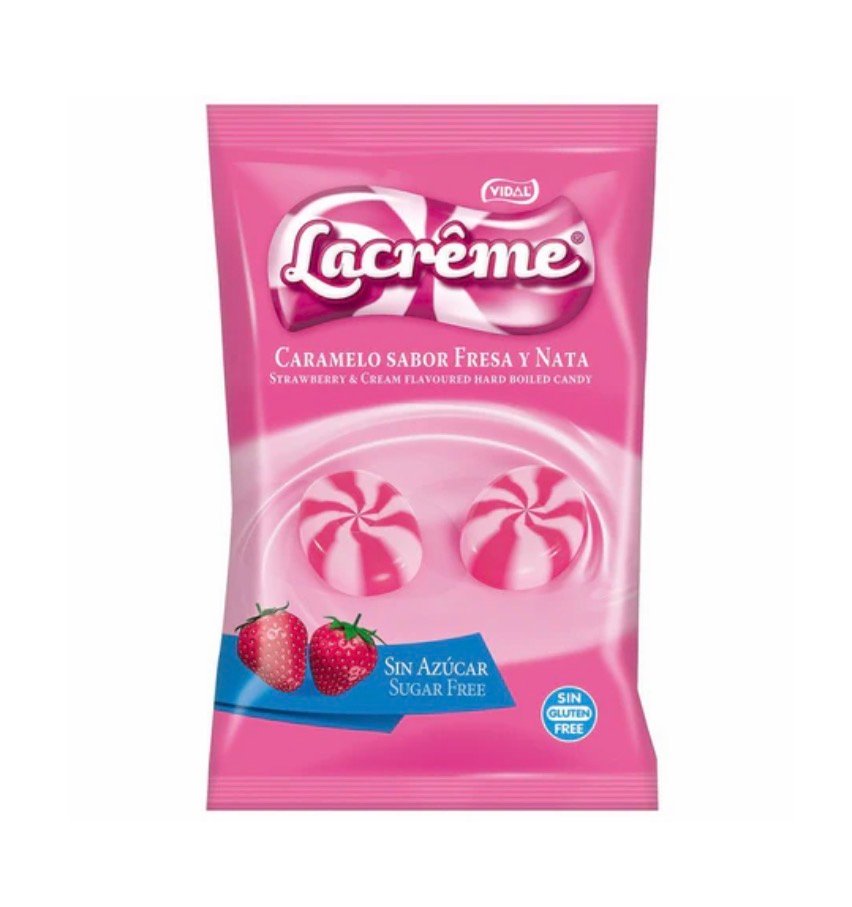 Vidal Lacreme Sugar Free Strawberry