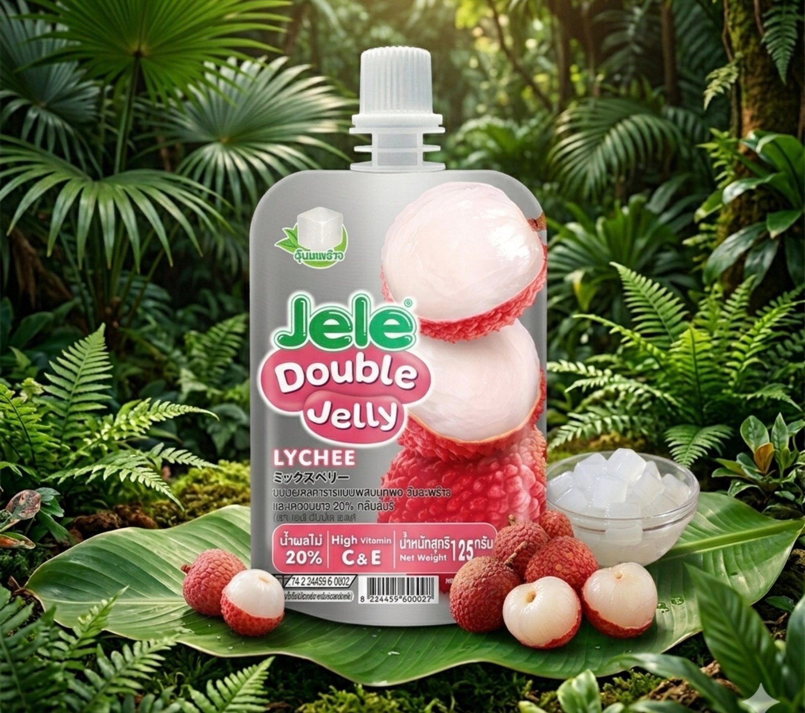 Jele Double Jelly Lychee