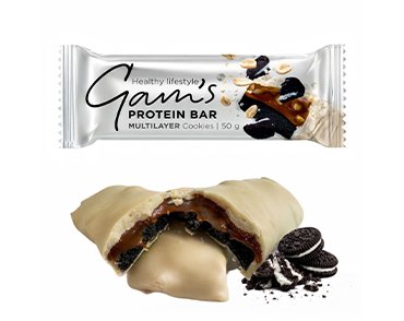 Gam's Protein Soft Bar White Cookies 50grs
